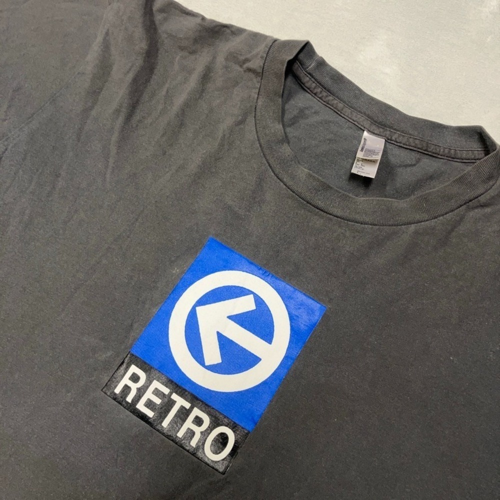 2/$30 Vintage Montreal Metro Retro Spoof Graphic Print‎ Shirt American Apparel
